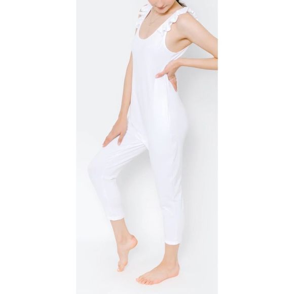 Smash + Tess Pants - Smash + Tess The Sweetheart Romper White